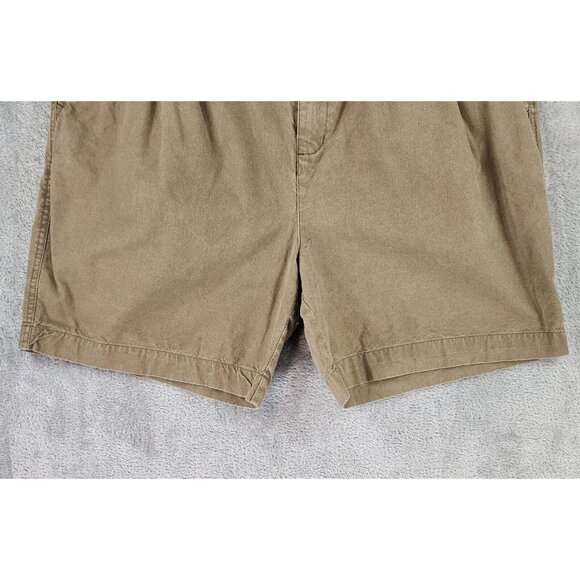 Claybrooke Outdoor Shorts Mens 36 Brown Pleated Chino Vintage Casual Preppy Dad - Picture 8 of 10